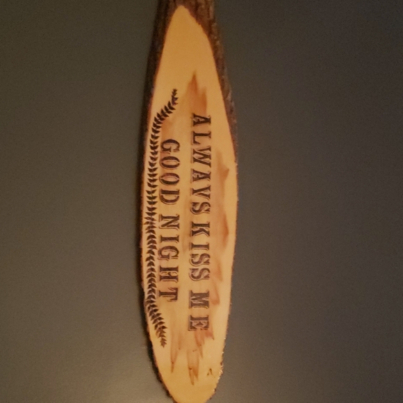 Sign wooden